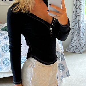 Coffee Chat Long sleeve Free People!